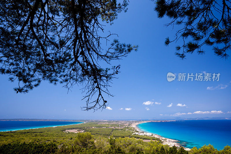 Formentera Panorama Baleares西班牙